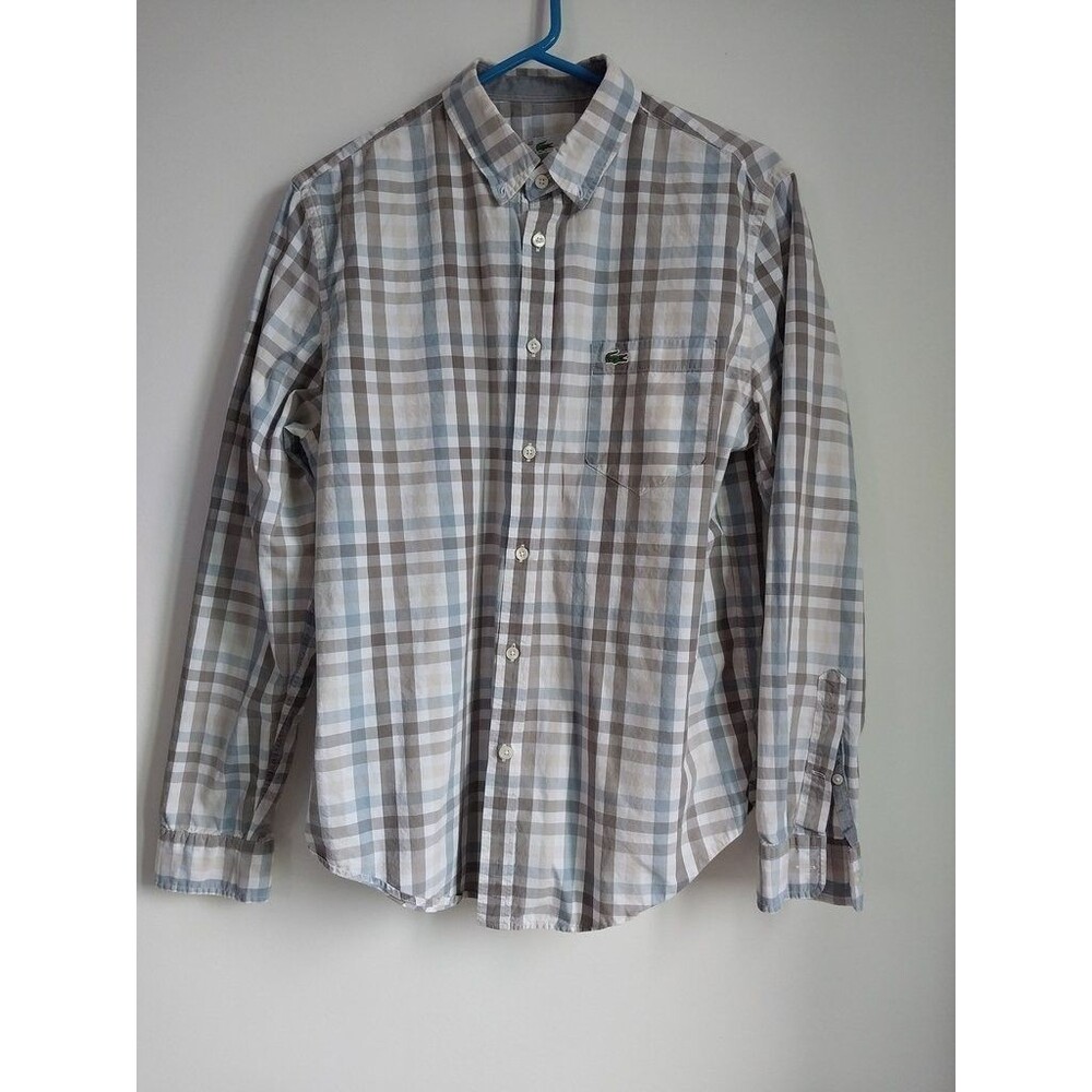 Lacoste Regular Fit Checkered Long Sleeve Shirt